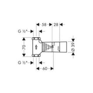 Скрытая часть Hansgrohe 15973180